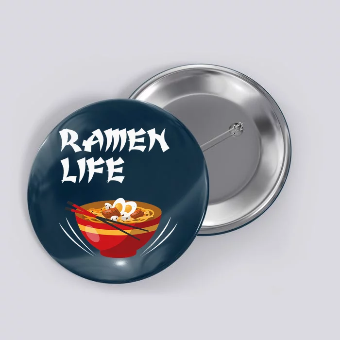 Ramen Life Hoodie Tasty Anime Noodle Bowl Button