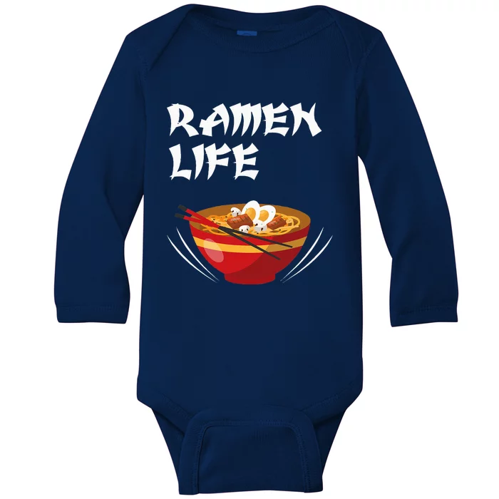 Ramen Life Hoodie Tasty Anime Noodle Bowl Baby Long Sleeve Bodysuit