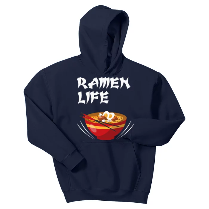 Ramen Life Hoodie Tasty Anime Noodle Bowl Kids Hoodie