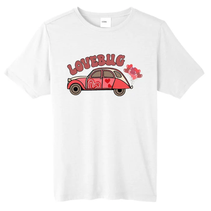 Retro Lovebug Hippie Funny Valentine's Day Gift ChromaSoft Performance T-Shirt