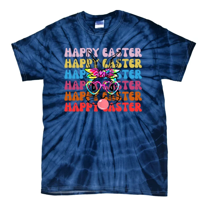 Rabbit Lover Happy Easter Tie-Dye T-Shirt