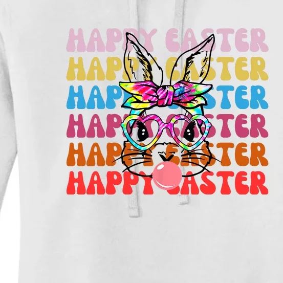 Rabbit Lover Happy Easter Women's Pullover Hoodie