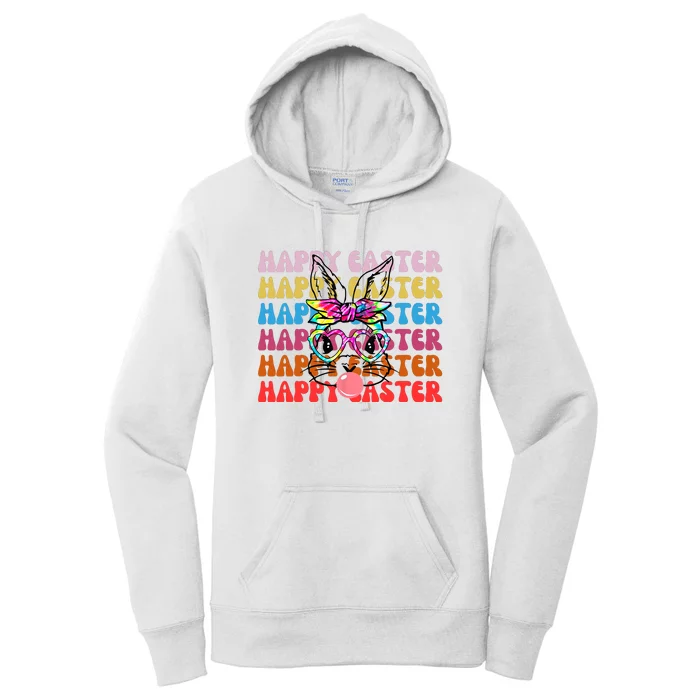 Rabbit Lover Happy Easter Women's Pullover Hoodie