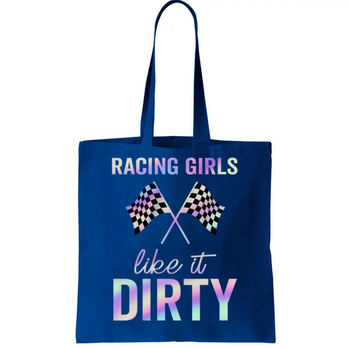 Racing Like It Dirty Dirt Track Auto Racing Motocross Gift Tote Bag