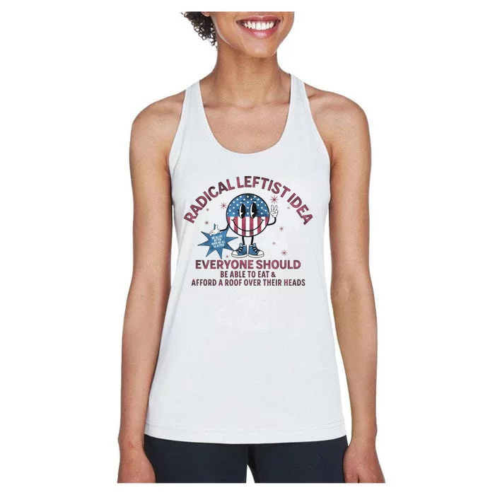 Radical Leftist Idea Everyone Should Women's Racerback Tank