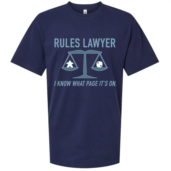 Rules Lawyer I Know What Page It&X27;S On. Sueded Cloud Jersey T-Shirt