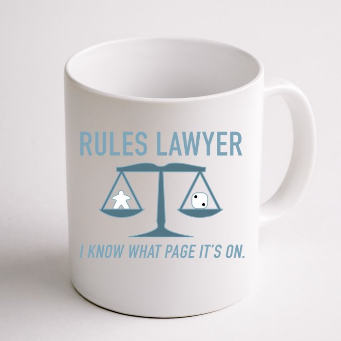 Rules Lawyer I Know What Page It&X27;S On. Front & Back Coffee Mug