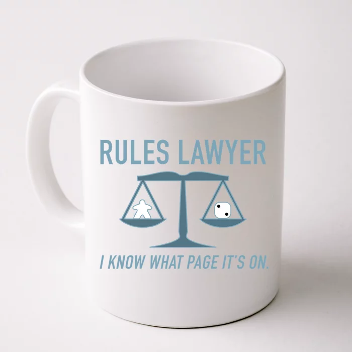 Rules Lawyer I Know What Page It&X27;S On. Front & Back Coffee Mug