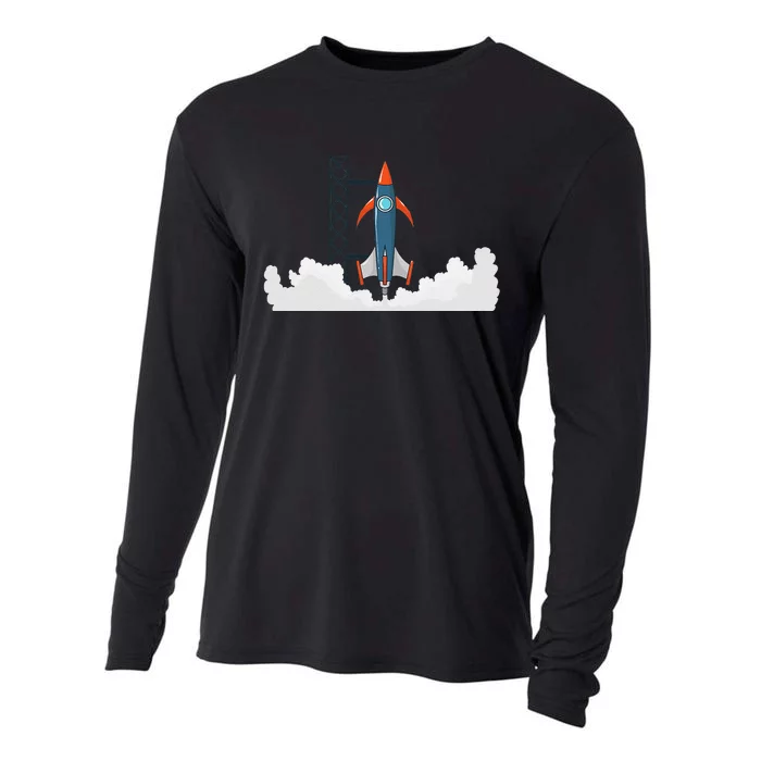 Rocket Launch Into Space Cooling Performance Long Sleeve Crew