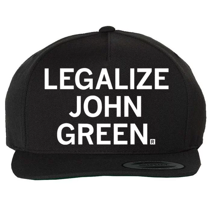 Raygunshirts Legalize John Green Wool Snapback Cap