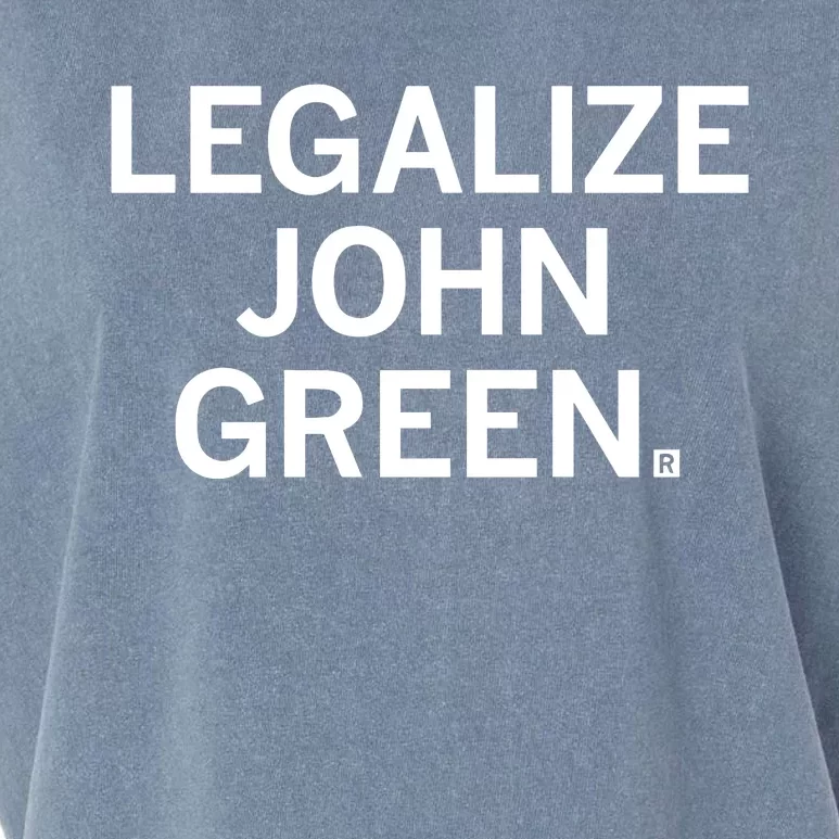 Raygunshirts Legalize John Green Garment-Dyed Women's Muscle Tee