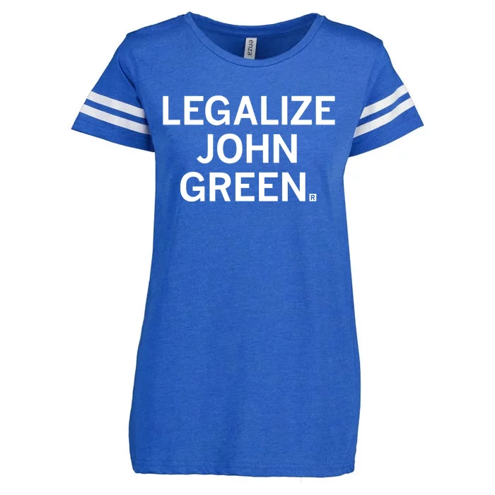 Raygunshirts Legalize John Green Enza Ladies Jersey Football T-Shirt