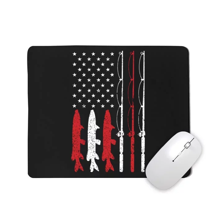 Rippin' Lips Like A Legend Funny Fishing Mousepad