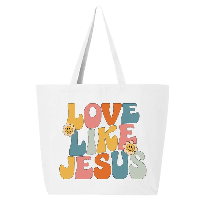 Retro Love Like Jesus 25L Jumbo Tote