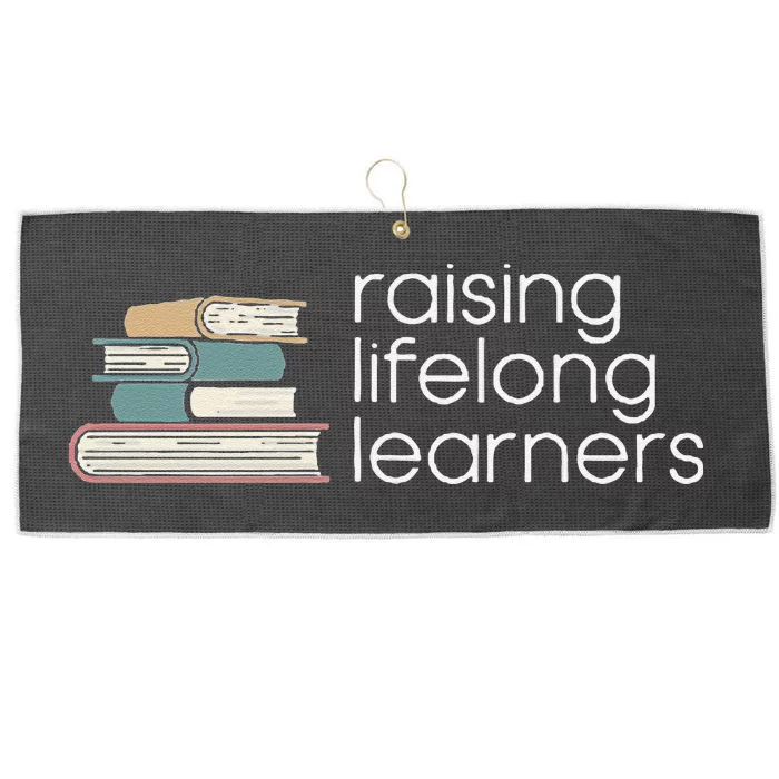 Raising Lifelong Learners Books Bookish Homeschool Mama Large Microfiber Waffle Golf Towel