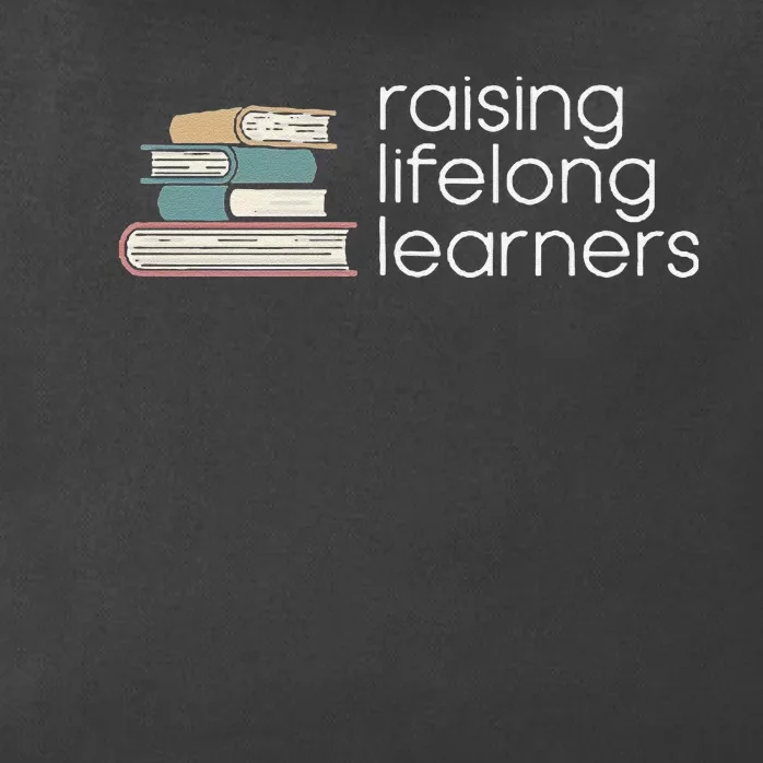 Raising Lifelong Learners Books Bookish Homeschool Mama Zip Tote Bag