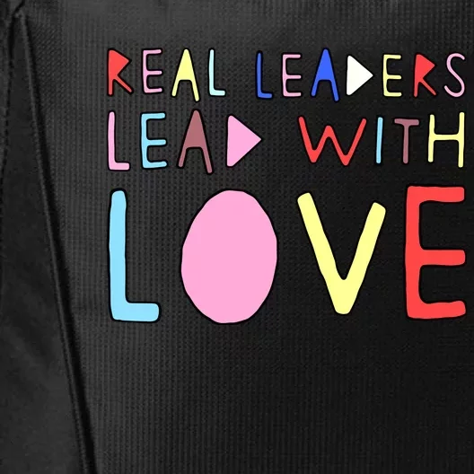 Real Leaders Lead With Love City Backpack