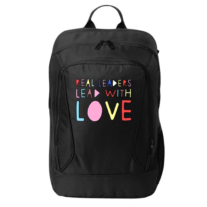 Real Leaders Lead With Love City Backpack