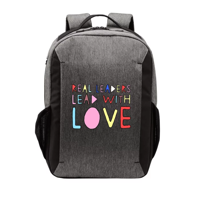 Real Leaders Lead With Love Vector Backpack