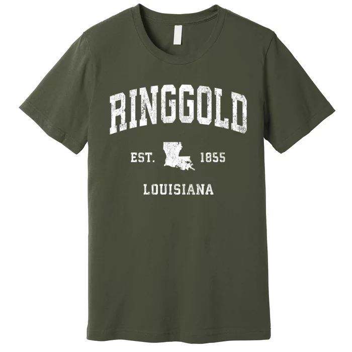 Ringgold Louisiana La Vintage Athletic Sports Premium T-Shirt