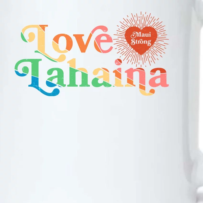 Retro Love Lahaina Maui Strong Black Color Changing Mug