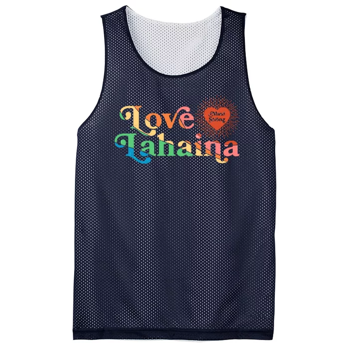 Retro Love Lahaina Maui Strong Mesh Reversible Basketball Jersey Tank