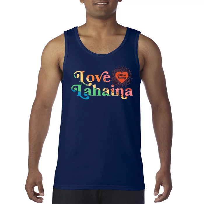 Retro Love Lahaina Maui Strong Tank Top