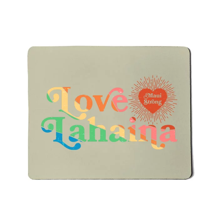 Retro Love Lahaina Maui Strong Mousepad