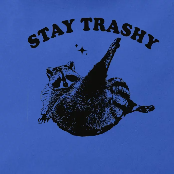 Raccoon Lover Meme Stay Trashy Zip Tote Bag