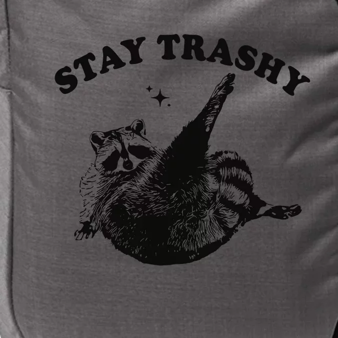 Raccoon Lover Meme Stay Trashy Impact Tech Backpack