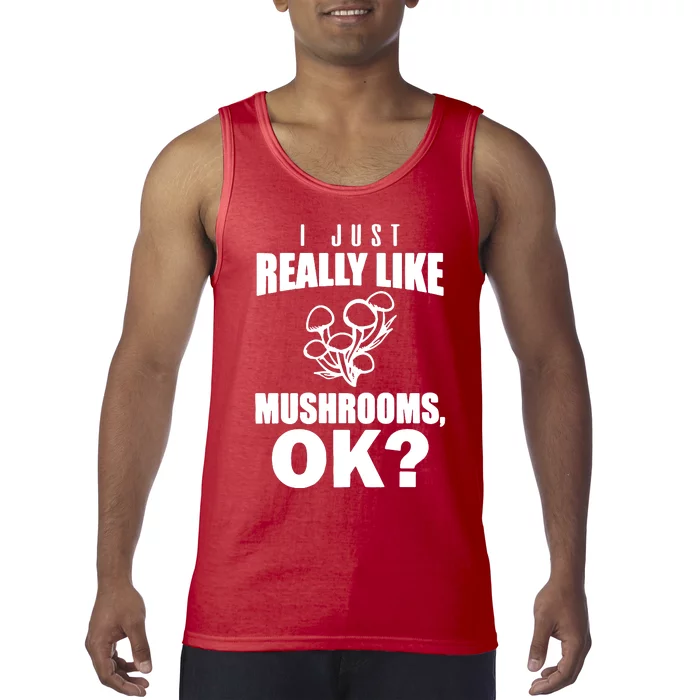 Really Like Mushrooms Tank Top