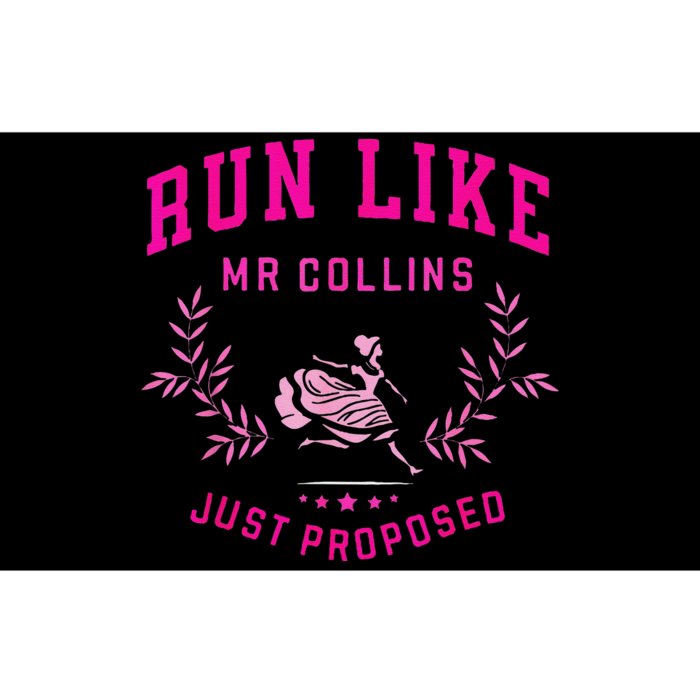 Run Like Mr.Collins Just Proposed Funny Books And Running Bumper Sticker