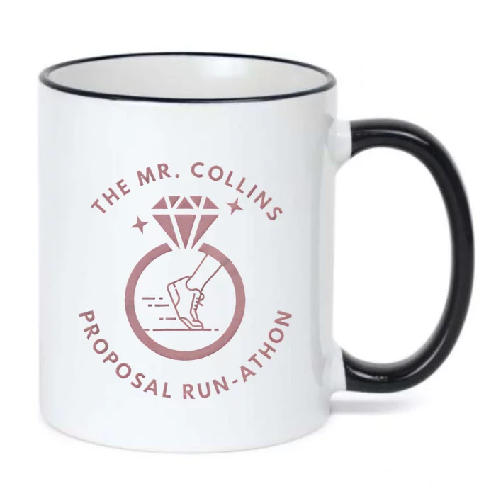 Run Like Mr Collins Just Proposed Funny Books And Running Black Color Changing Mug