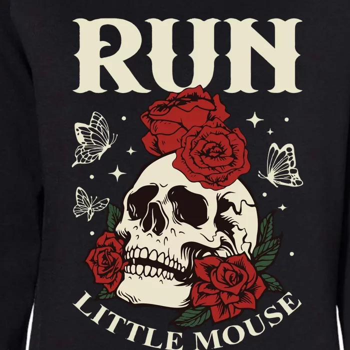 Run Little Mouse Haunting Adeline Womens California Wash Sweatshirt