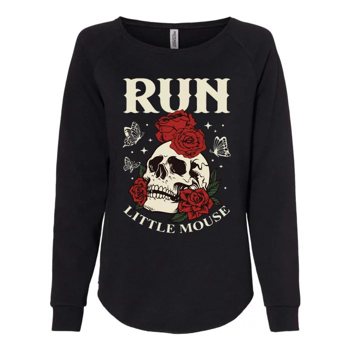 Run Little Mouse Haunting Adeline Womens California Wash Sweatshirt