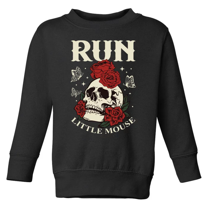 Run Little Mouse Haunting Adeline Toddler Sweatshirt