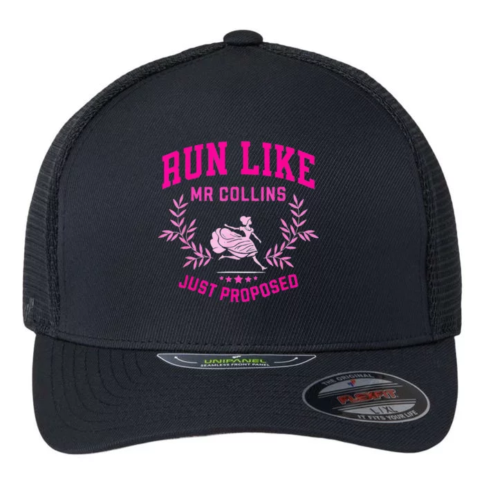 Run Like Mr Collins Just Proposed Vintage Flexfit Unipanel Trucker Cap