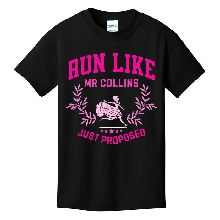 Run Like Mr Collins Just Proposed Vintage Kids T-Shirt