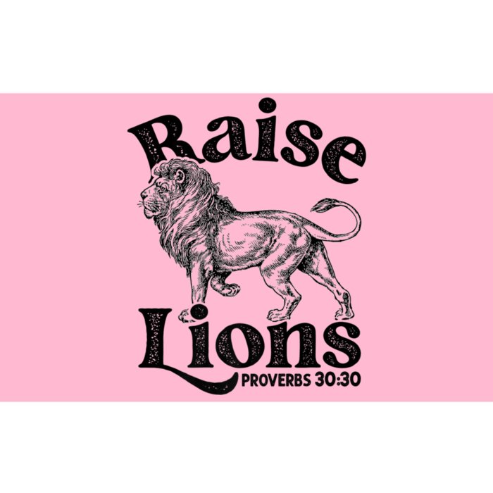 Raise Lions Mom Conservative Christian Mothers Day For Mom Bumper Sticker