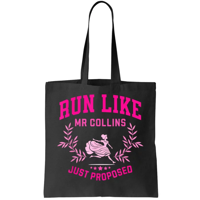 Run Like Mr Collins Just Proposed Vintage Gift Tote Bag