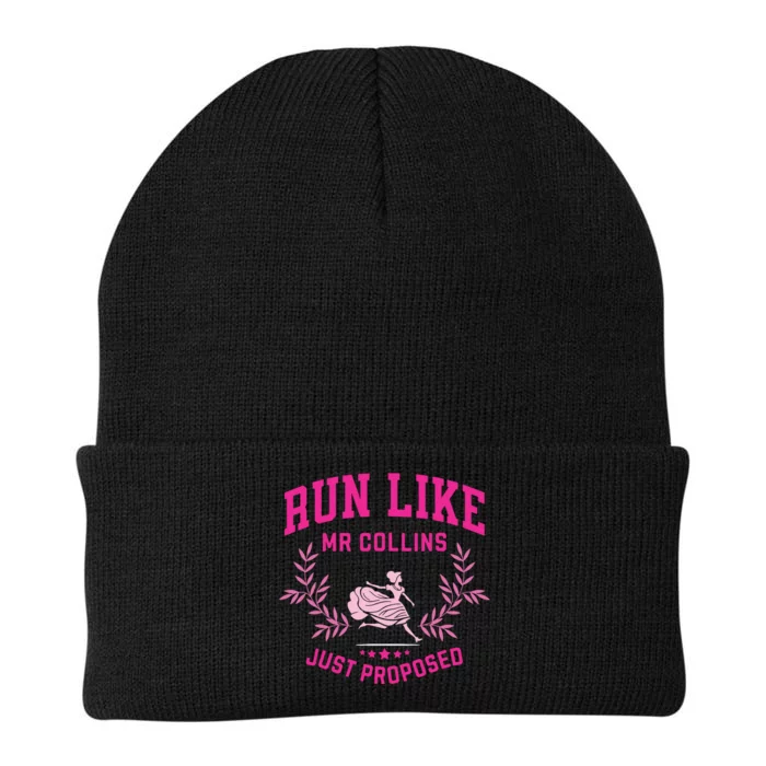 Run Like Mr Collins Just Proposed Vintage Knit Cap Winter Beanie