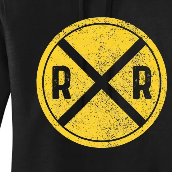 Railroad Locomotive Model Train Lover Women's Pullover Hoodie