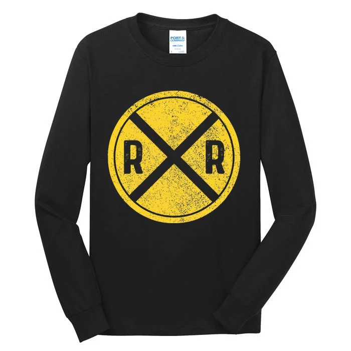 Railroad Locomotive Model Train Lover Tall Long Sleeve T-Shirt