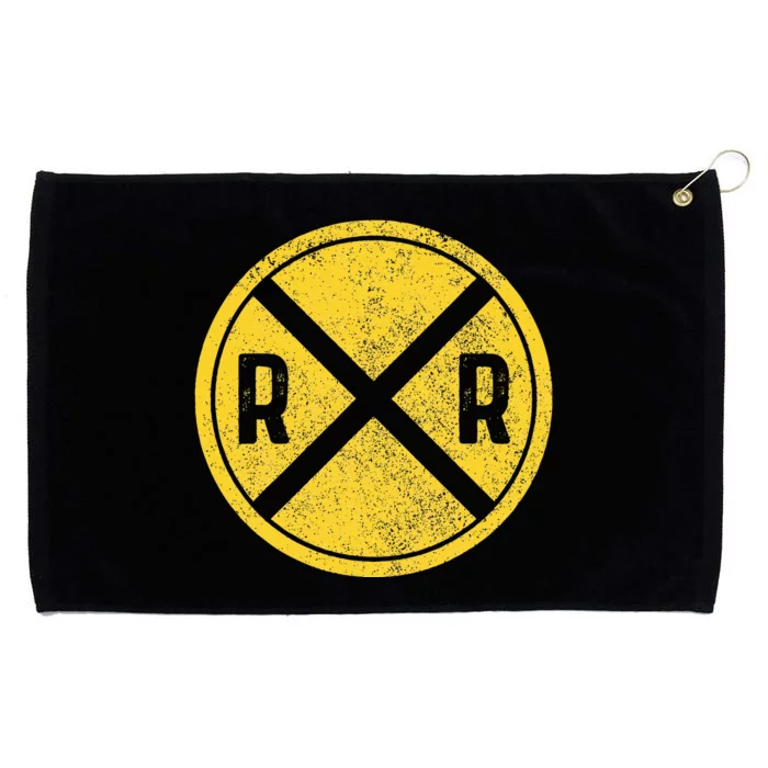 Railroad Locomotive Model Train Lover Grommeted Golf Towel