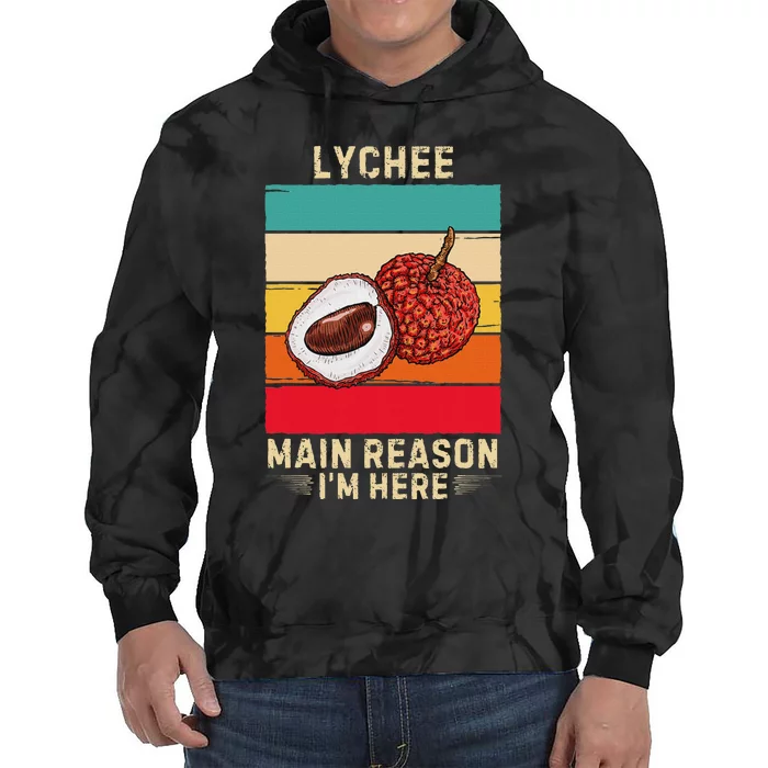 Retro Lychee Main Reason IM Here Tie Dye Hoodie