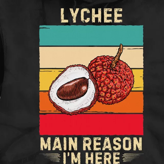 Retro Lychee Main Reason IM Here Tie Dye Hoodie