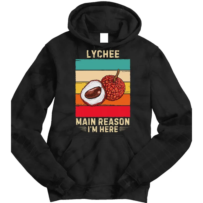 Retro Lychee Main Reason IM Here Tie Dye Hoodie