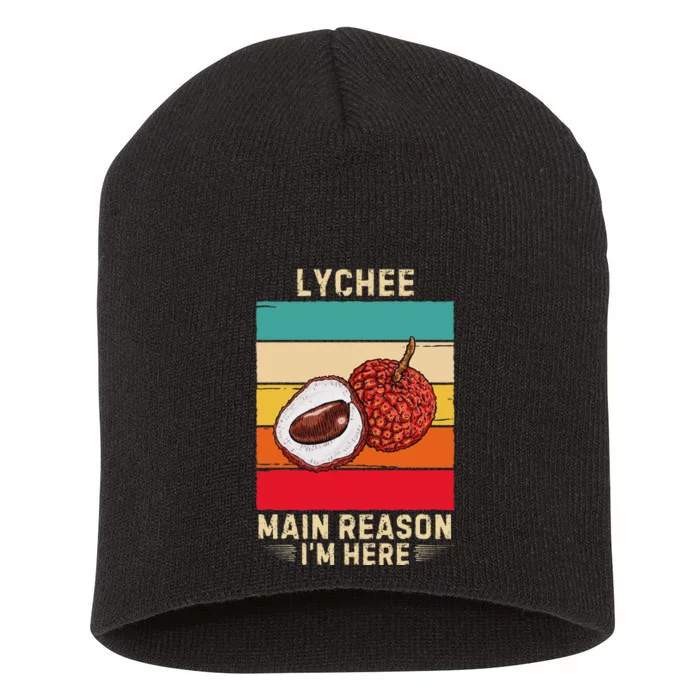 Retro Lychee Main Reason IM Here Short Acrylic Beanie