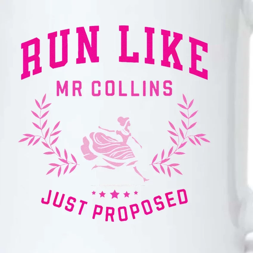 Run Like Mr Collins Just Proposed Funny Books And Running Black Color Changing Mug