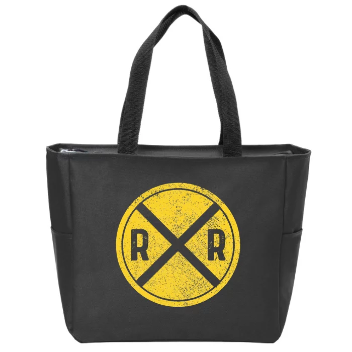 Railroad Locomotive Model Train Lover Zip Tote Bag